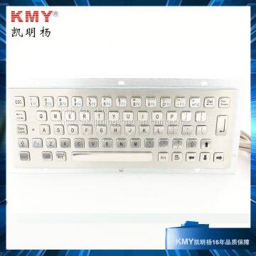 KMY299G Hot!!! IP65 Anti Vandal Metal Keyboard Integrated With Touchpad photo-2