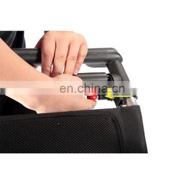 Medical Device Lightweight Manual Transport Aluminum Folding Wheelchair for Elderly photo-5