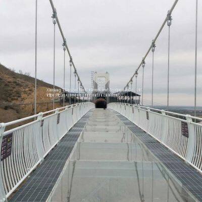 Glass Walkway Path Glass Suspension Bridge Manufacturer Professional Customization