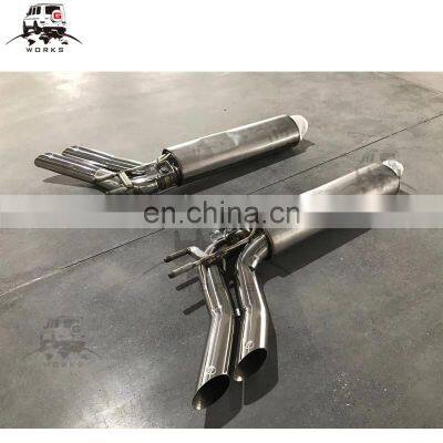 G Class W464 W463A Exhaust Fit for G-class 18-20year G500 G63 B-style Exhaust With Valve for W464 Muffler