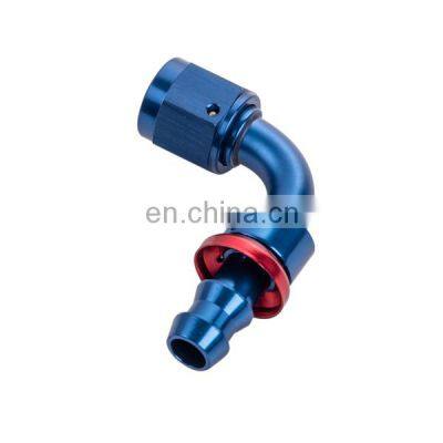 Quick Disconnect Degree Pipe Plumbing Hose An Fitting Swivel Press Push In Adapter Alloy Angle Fittings photo-3