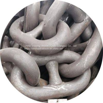 117mm Stud Link  Marine Anchor Chains With  BV certificate