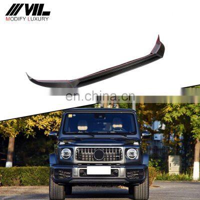 Carbon Fiber W464 G63 Front Bumper Lip for Mercedes Benz G Class G55 G63 AMG 2018-2019