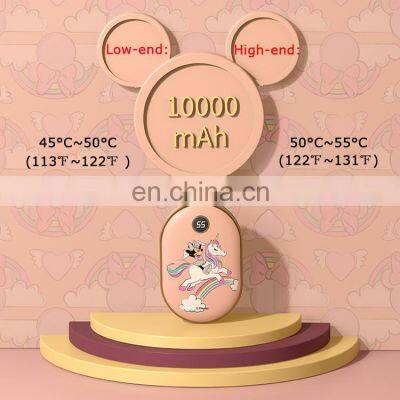 Portable Quick Heating 10000mah Rechargeable Power Bank Battery Operated Reusable Electric Pocket Usb Hand Warmers photo-3