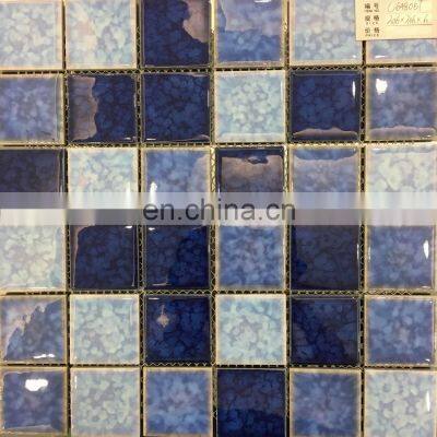 Luxury CERAMIC MOSAIC mix colors for decoration glazed swimming pool ceramic mosaic tile