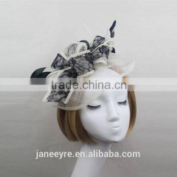 Fashionable Design Fascinator Base Sinamay Hat For Chuch/Races/Wedding