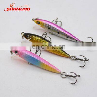 Hot Sale 67mm/4g Minnow Lure Hard Fishing Bait Lure Trout Minnow Floating Lures photo-2