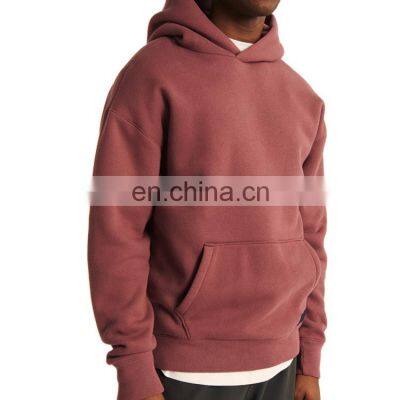 new arrival custom logo anti wrinkle blank fleece cotton pullover hoodies for men