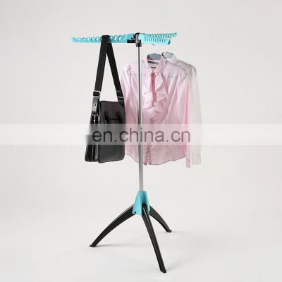 Top Selling Clothes Drying Rack Foldable Clothes Hanger Rack Plastic and Iron Powder Coating Drying Rack