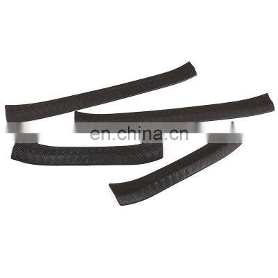 For Land Rover Defender 110 2020-2021 Car styling ABS Black Car Door Sill Protector Plate Cover Trim Stickers Car Accessory