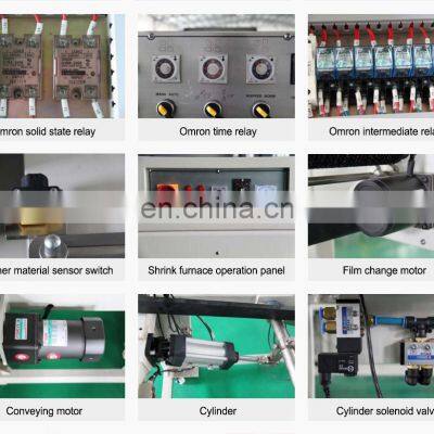 Automatic Bottle PVC PP Film Cutting Sleeve Heat Tunnel Shrink Packaging Packing Wrapping Machine for Food