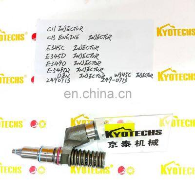 High Quality C11 C13 Engine Injector E345C E345D E349D E349D2 D8N W345C Injector 2490713 10R3147 photo-5
