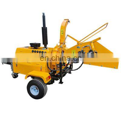 hot sale professional forest machinery diesel wood chipper shredder