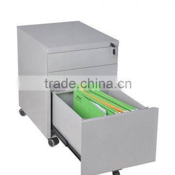 (DL-M1 ) 3 Drawer Metal File Cabinet Office Home Mobile Filing Storage Black Furniture Vertical photo-3