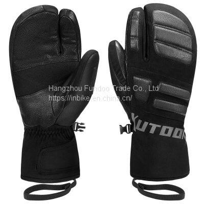 KUTOOK Snoboarding Gloves Ski Mittens Winter Sports