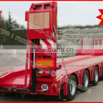 low bed semi trailer