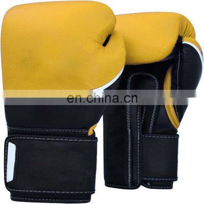 Wholesale Price Custom design & logo Muay Thai Kick Boxing Gloves Punching MMA leather Boxing Gloves