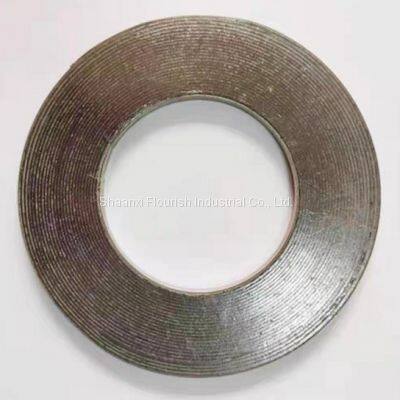 Basic Style Spiral Wound Gasket V Shaped Metallic Pipe Flange Gasket photo-2