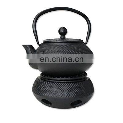 Black Painting Cast Iron Teapot With Heater, Teapot Heater photo-5