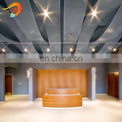 best design perforated ceiling metal mesh panel tile wholesale