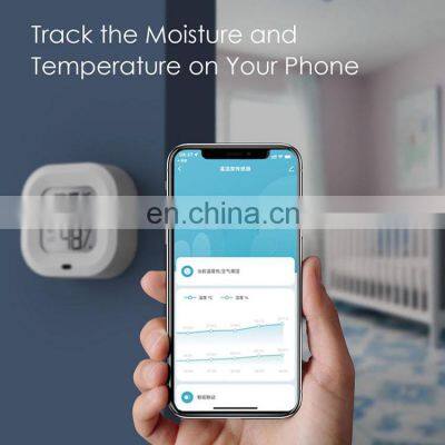 Hot Selling High 100 History Days Record Temperature Sensor Air Humid With APP Control Bluetooth Humidity Sensor Thermometer photo-3