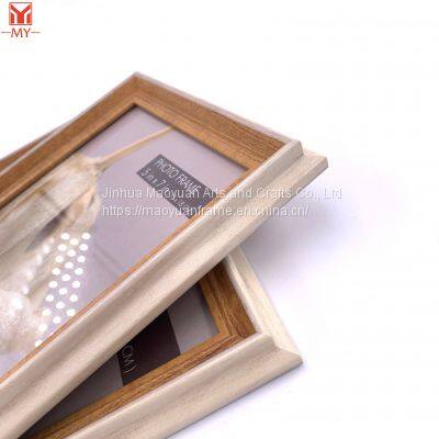 Hot Sale PS Plastic Right Corner Log Color Photo Frame Wall Hanging Decorative Art Picture Frame Tabletop Photo Frame photo-5