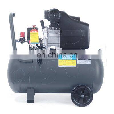 Bison China Hot Sale Direct Driven Air Compressor 50L Ac Power Direct Oil Reciprocating Air Compressor