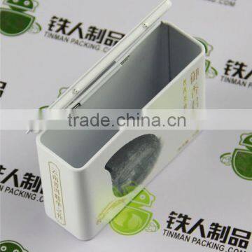 Hinged Cream Metal Packaging photo-2