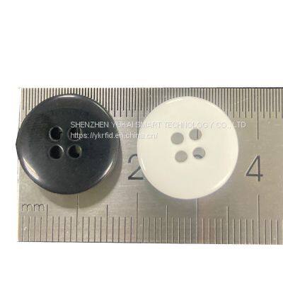 Smart Tag UHF RFID 900MHz Epc YUKAI GEN2 Mini Small Round UHF RFID Laundry Tag Button Wearable Label Sewing In Clothing photo-3