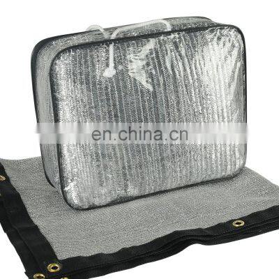 High-quality Rope Plant Outdoor Courtyard Aluminum Shade Net for Pet Cage Car Sunshade Aluminum Foil Shade Cloth photo-4