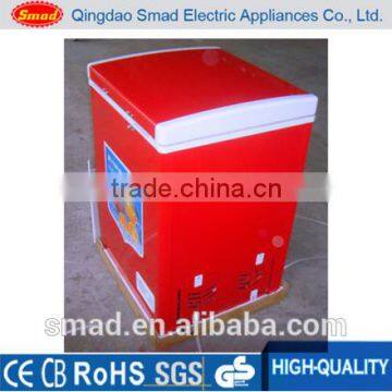 Red color Mini Top open Deep Freezer Chest Freezer