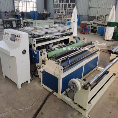 High Speed Plastic Nonwoven Fabric Mulch Film Punching Perfroating Machine