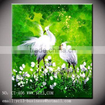 excellent art canvas decoration framed modern oil painting ct-406