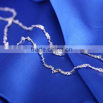 Good Selling Fashion Jewelry Rhodium Plated Cheap Short Chain Necklace photo-6