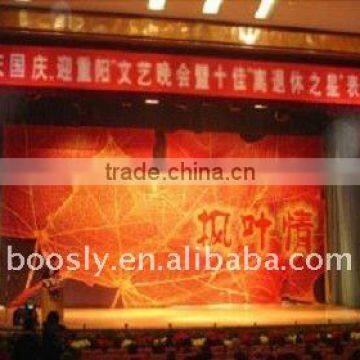 stage curtain banners