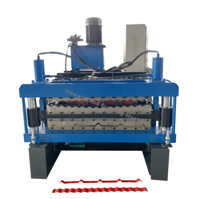 New Condition Zinc Sheet Roofing Making Machine PLC Control Roll Forming Machine Core Motor for Metal Tile Roof Production