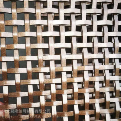 Antique Bronze Metal Decorative Mesh for Museum Display Cases photo-4