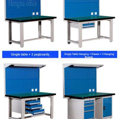 China Supplier Industrial Steel Workbench With Pegboard & Tool Storage | Perfect for Workshops & Laboratories-OEM/ODM photo-3