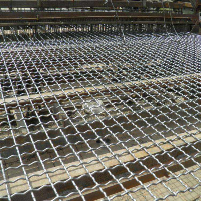 Customized Wear-resistant 65mn Steel Crimped Woven Wire Mesh Mine Sieve Vibrating Screen Mesh photo-5