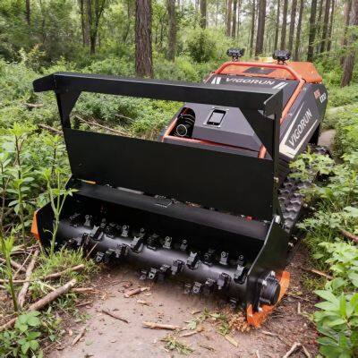 Vigorun Tech MTSK1000 Crawler Mower Quick-Change Attachment System Remote Control Grass Cutter for Agriculture photo-2
