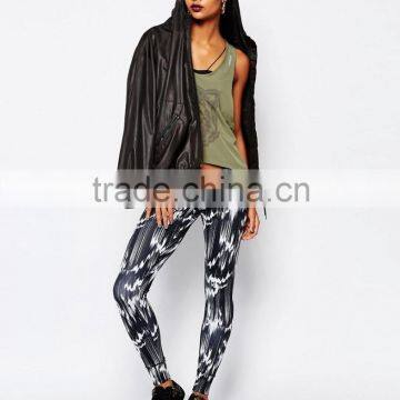 Women Low-rise Waistband Skinny Sexy Fashion Leggings In Geo Print Pants photo-4