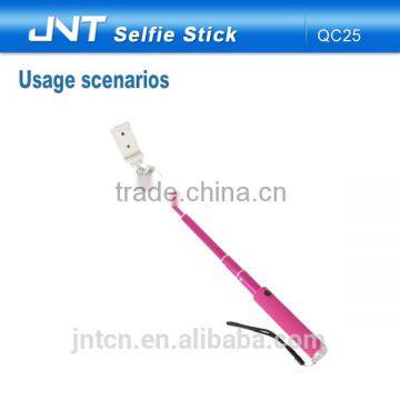 Aluminum Alloy Wired Selfie Stick Monopod With Rotating Belt Hustle Point QC25 photo-4