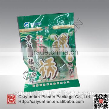 Laminated plastic packaging bag for fish food/custom plastic fish bags /clean fish food package