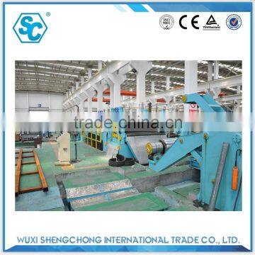 8x1800mm Automatic slitting machine line for uncoiling, slitting, reconiling works