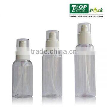 2015 Popular Plastic Cosmetic Pump Bottle for Skin Care Toner