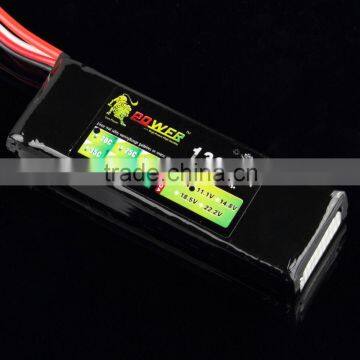 Airsoft battery 11.1V1300MAH20C twice lipo rechargeable battery