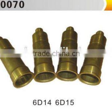 6D14 6D15 NOZZLE Fuel injector copper sleeve