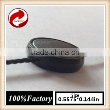 quality string seal tag, hang tag string, garment plastic seal tag black seal tag custom bucket hat with string