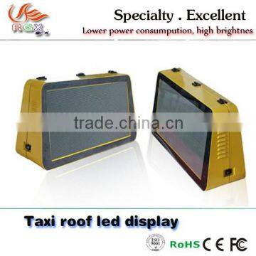 RGX high resolution full color P5 outdoor taxi top led display