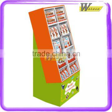 Chocolate Promotion Custom Printing Corrugated Food Retail Compartment Display Stand photo-3